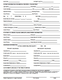 Patient Registration Form